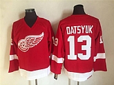 Wings 13 Pavel Datsyuk Red CCM Throwback Jersey,baseball caps,new era cap wholesale,wholesale hats